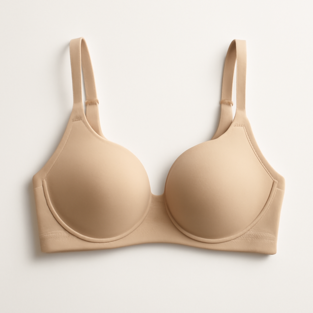 Mini Cup Bra With A Deep Uneckline Designed To Lift And Bring The Breasts Together